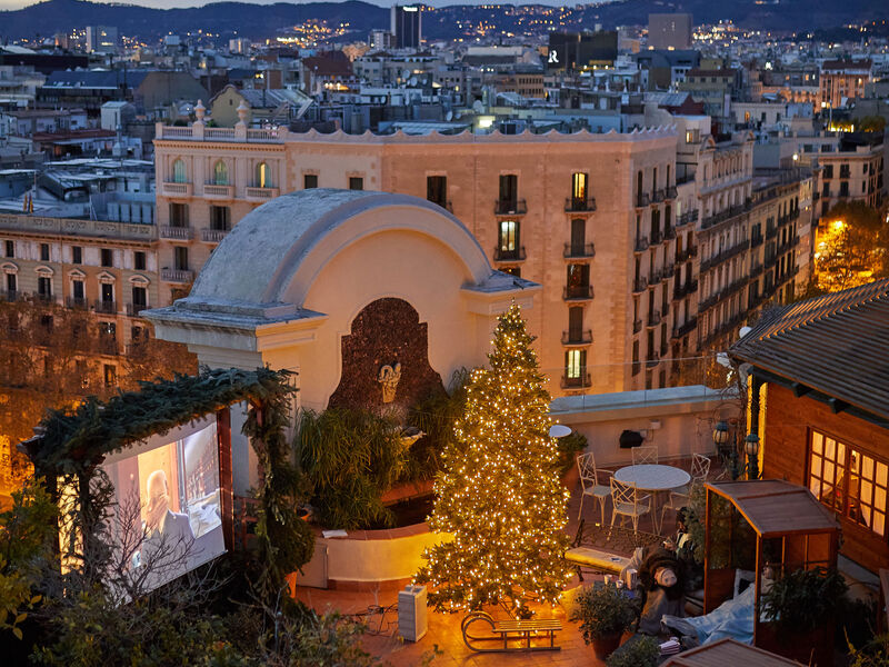 Christmas rooftop cinema en El Palace Barcelona, Barcelona Tickets und Infos für 25.11.2023